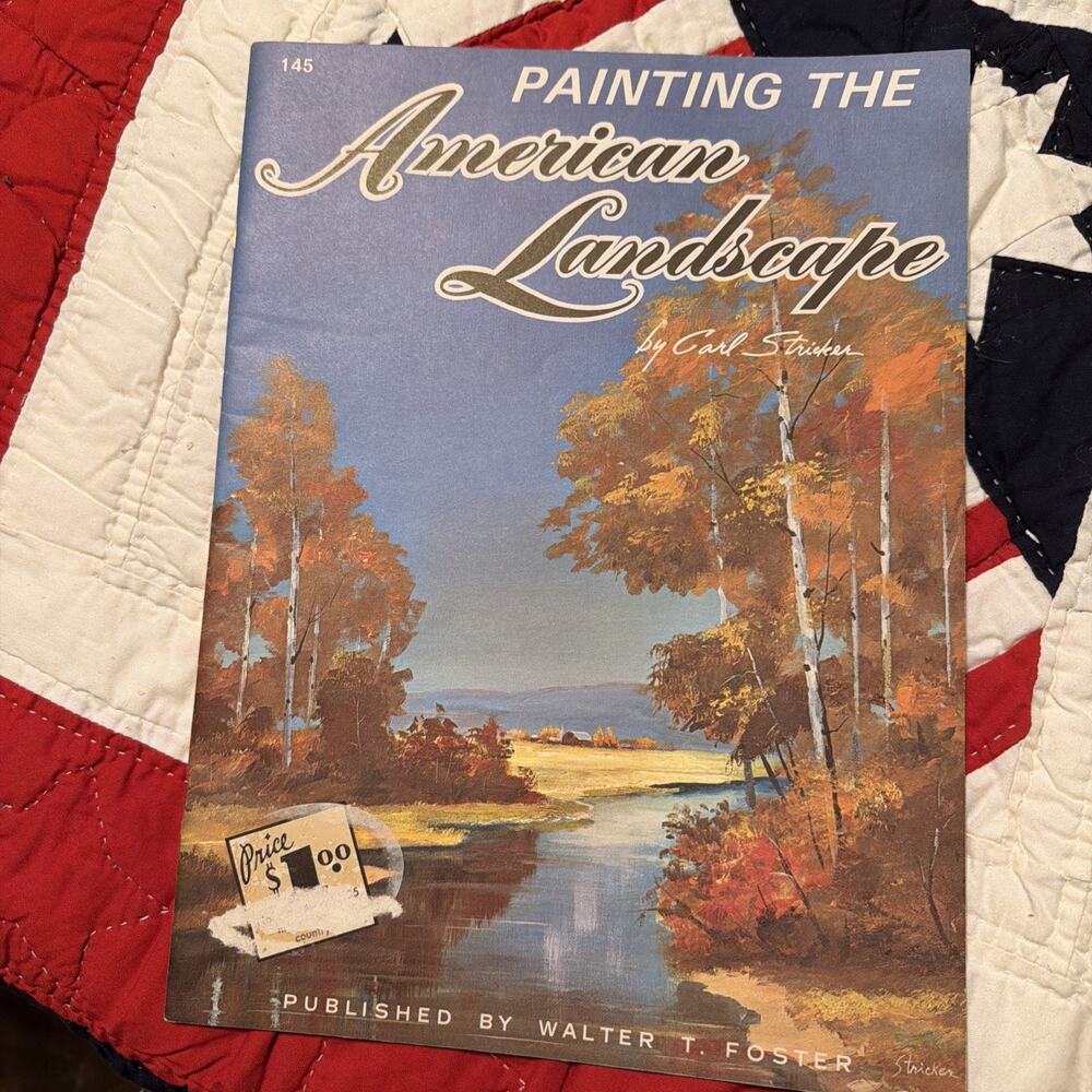 Painting The American Landscape Carl Stricker‎ Walter Foster #145 Art Book